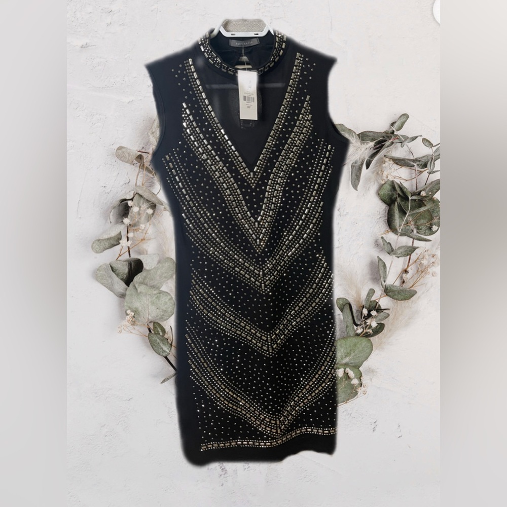Women's Rhinestone Dress Sexy Glitter Dress Bodycon